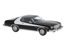 Brekina 19735 - H0 - Ford Gran Torino - schwarz/weiß